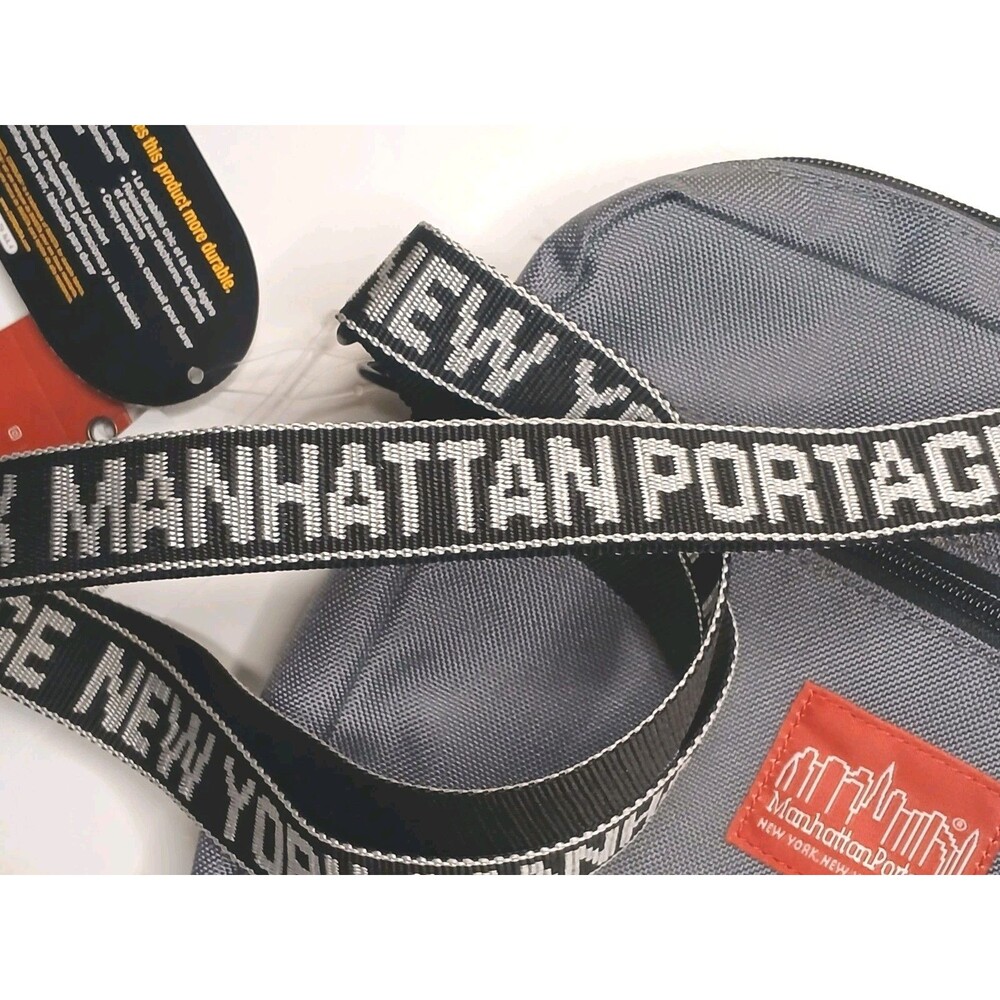 Manhattan Portage City Lights Zippered Shoulder/ Belt Bag GREY  $45 Retail NWT - Picture 4 of 13